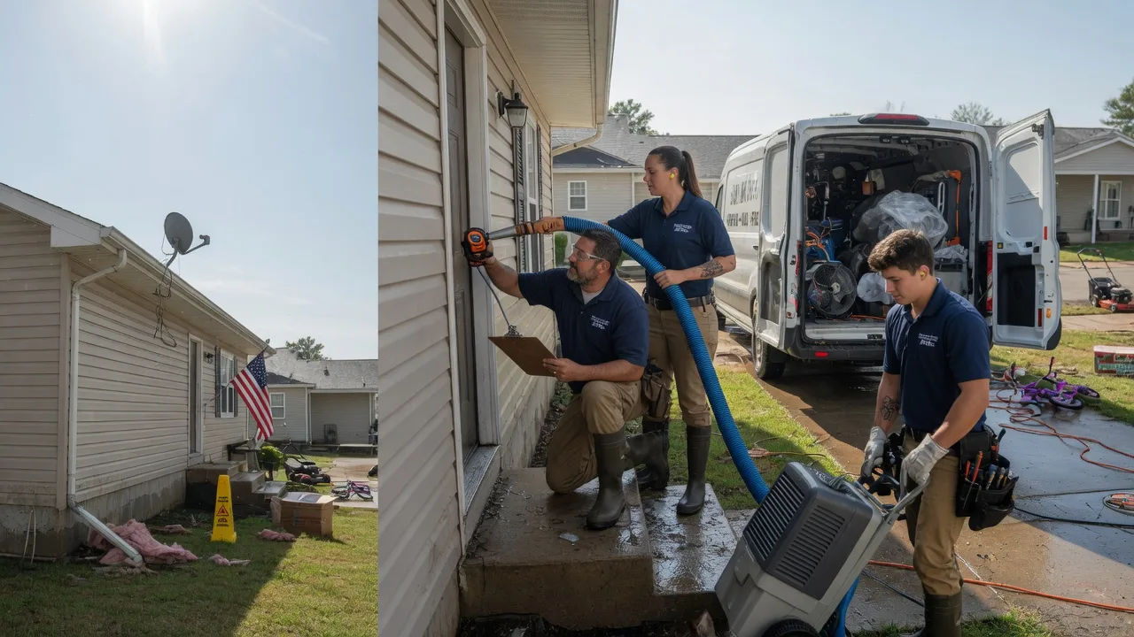 Ceiling Water Damage Restoration in Marston, MO near me
